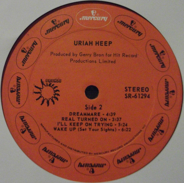 Uriah Heep : Uriah Heep (LP, Album, RE, Phi)