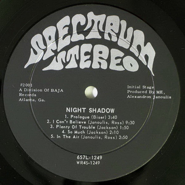 Night Shadow* : The Square Root Of Two (LP, Album)