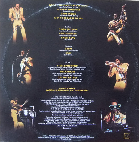 Commodores : Live! (2xLP, Album, Gat)