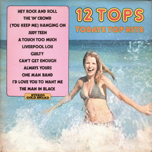 Unknown Artist : 12 Tops (Todays Top Hits) (LP, Comp)