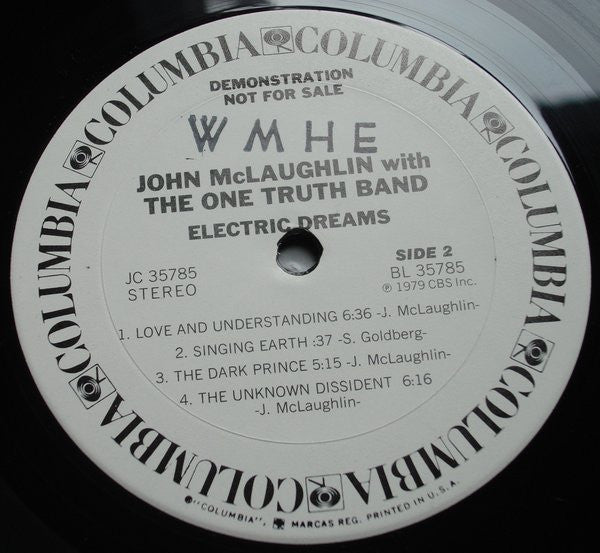John McLaughlin With The One Truth Band : Electric Dreams (LP, Album, Promo)