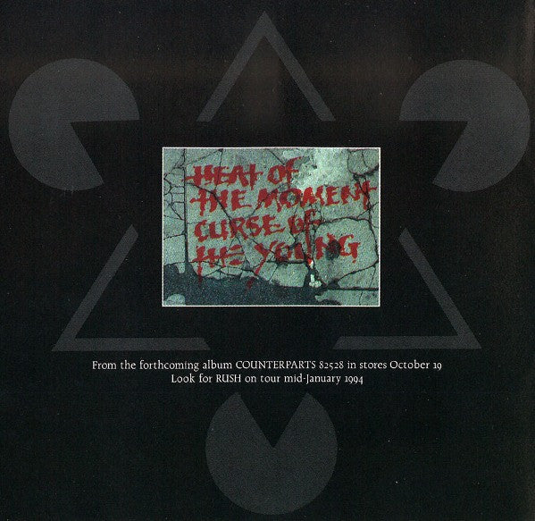 Rush : Stick It Out (CD, Single, Promo)