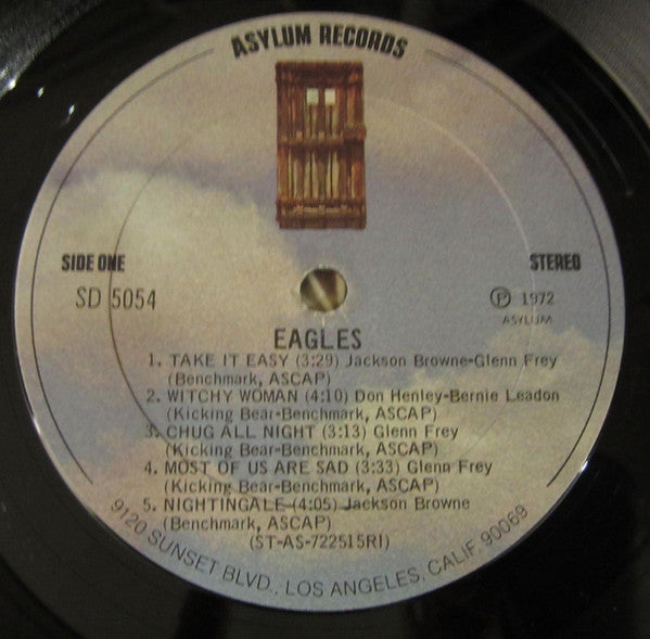 Eagles : Eagles (LP, Album, RP)