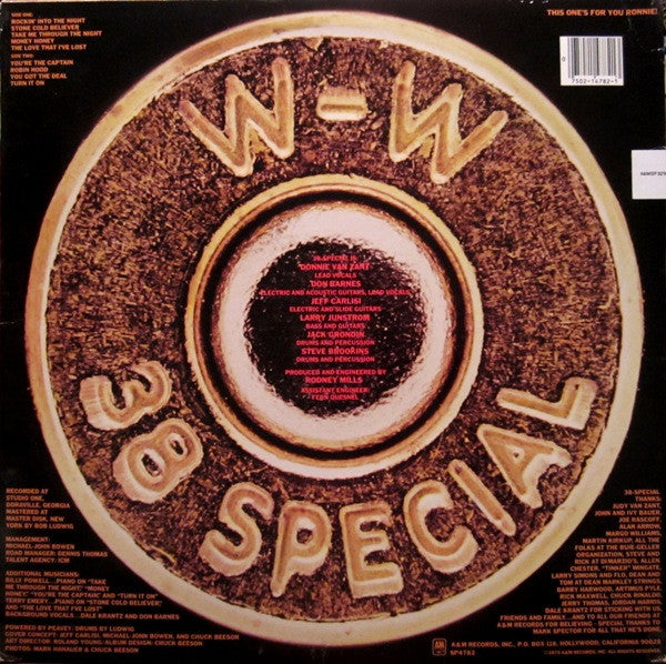 38 Special (2) : Rockin' Into The Night (LP, Album, RE)