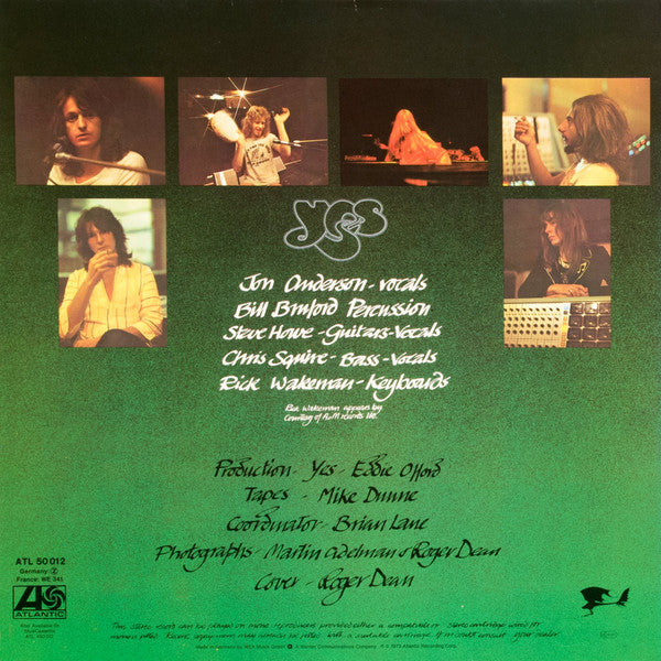 Yes : Close To The Edge (LP, Album, RE, Gat)