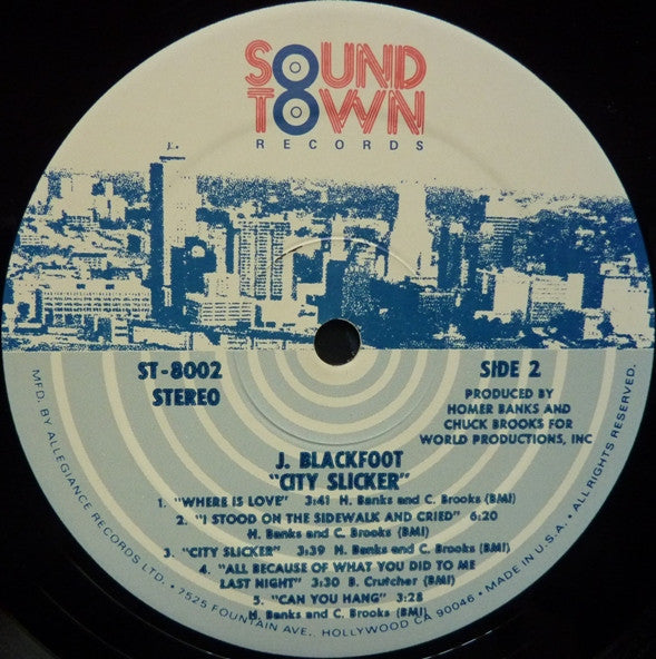 J. Blackfoot : City Slicker (LP, Album)
