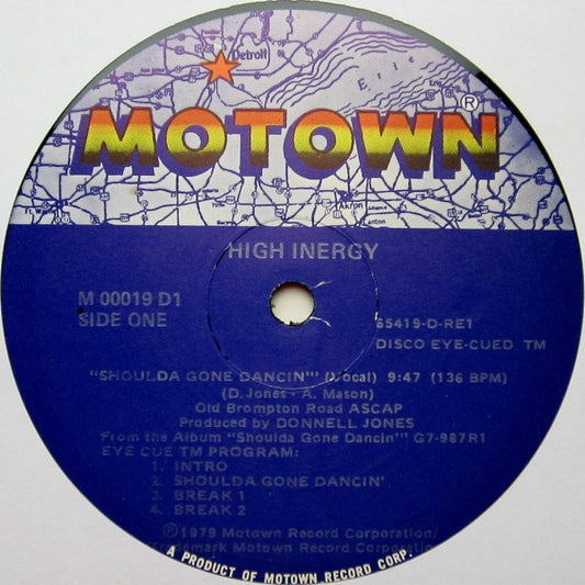 High Inergy : Shoulda Gone Dancin' (12")