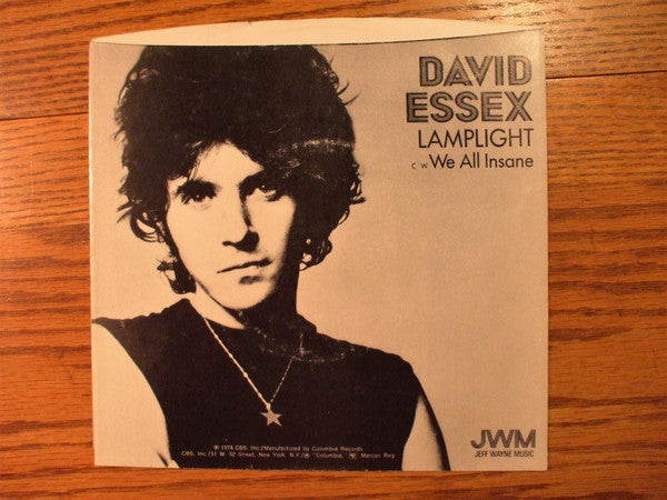 David Essex : Lamplight (7", Single, Styrene, Ter)