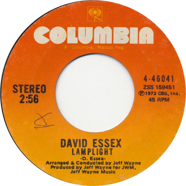 David Essex : Lamplight (7", Single, Styrene, Ter)