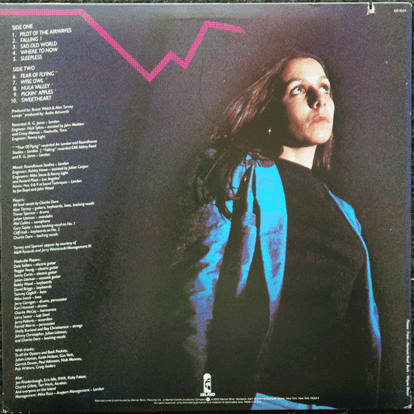 Charlie Dore : Where To Now (LP, Album, Jac)