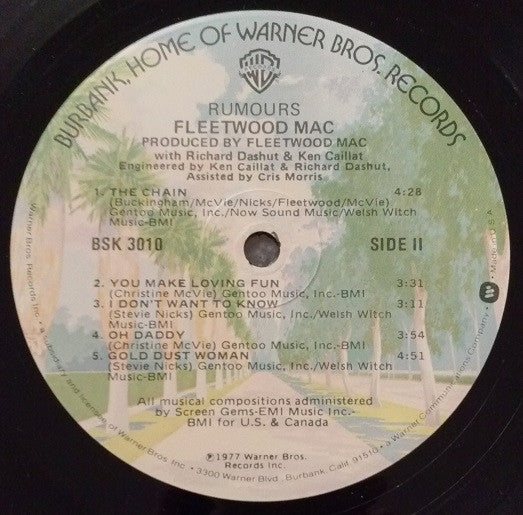 Fleetwood Mac : Rumours (LP, Album, Glo)