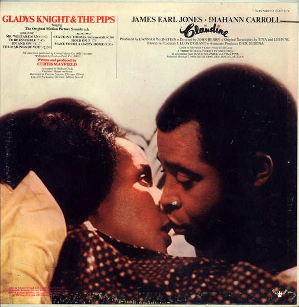 Gladys Knight & The Pips* : Singing The Original Motion Picture Soundtrack / Claudine (LP, Album, Mon)