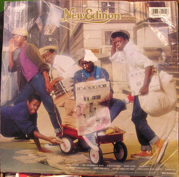 New Edition : New Edition (LP, Album, Pin)