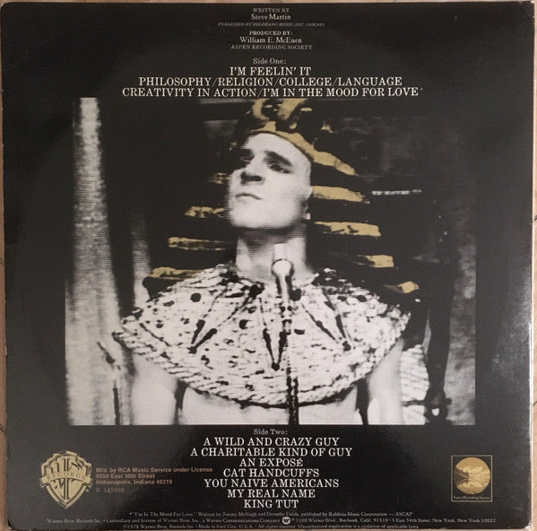 Steve Martin (2) : A Wild And Crazy Guy (LP, Album, Club, Gat)