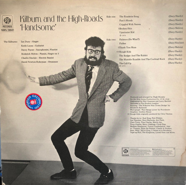 Kilburn And The High-Roads* : Handsome (LP, Album, RE, Red)