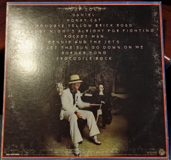 Elton John : Greatest Hits (LP, Comp, Club, RCA)