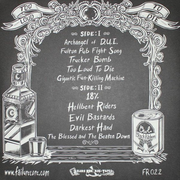 Owl (19) : Too Loud To Die (LP, Album)