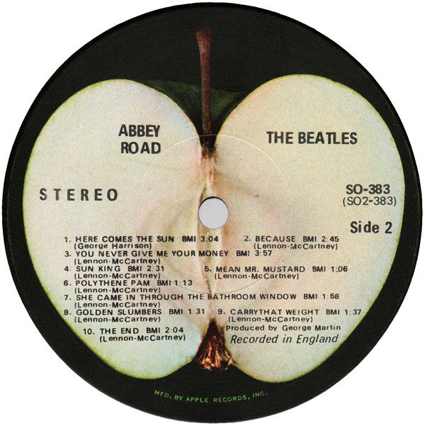 The Beatles : Abbey Road (LP, Album, Scr)
