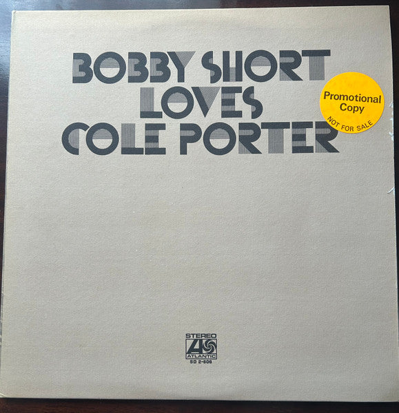 Bobby Short : Bobby Short Loves Cole Porter (2xLP, Promo)