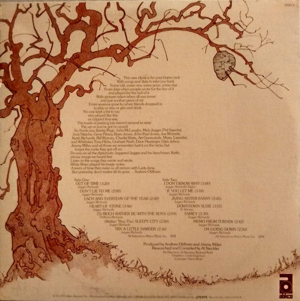 The Rolling Stones : Metamorphosis (LP, Comp, Pit)