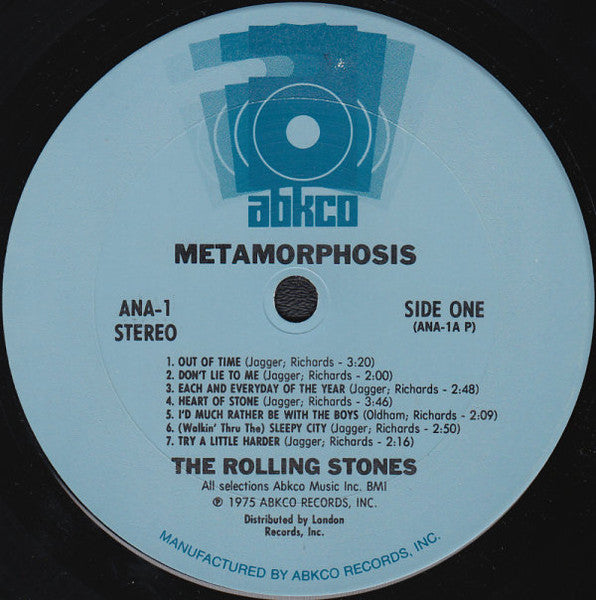 The Rolling Stones : Metamorphosis (LP, Comp, Pit)