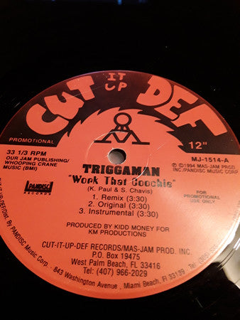 Triggaman : Work That Coochie (12", Promo)