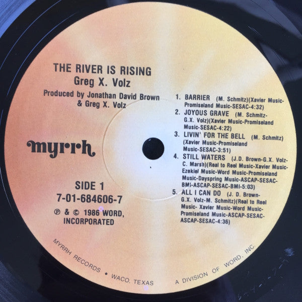 Greg X. Volz : The River Is Rising (LP, Album)