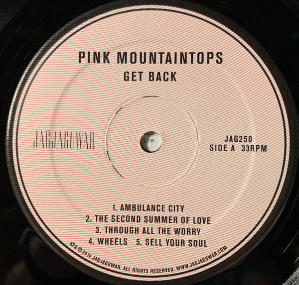 Pink Mountaintops : Get Back (LP, Album)