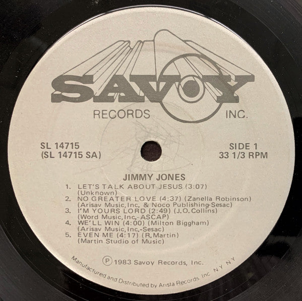 Jimmy Jones (17) : Let's Talk About Jesus (LP, Album)
