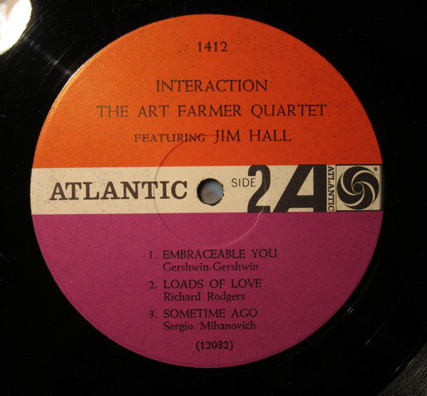 The Art Farmer Quartet* Featuring Jim Hall : Interaction (LP, Album, Mono)