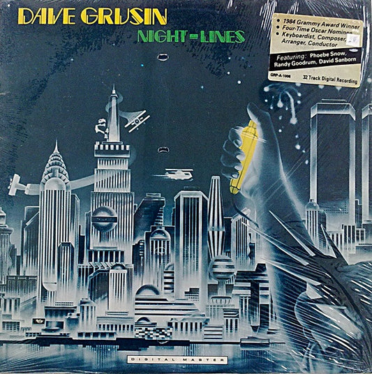 Dave Grusin : Night-Lines (LP, Album, Hau)
