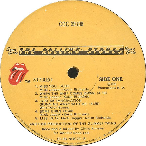 The Rolling Stones : Some Girls (LP, Album, 1st)