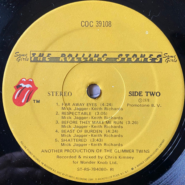 The Rolling Stones : Some Girls (LP, Album, 1st)