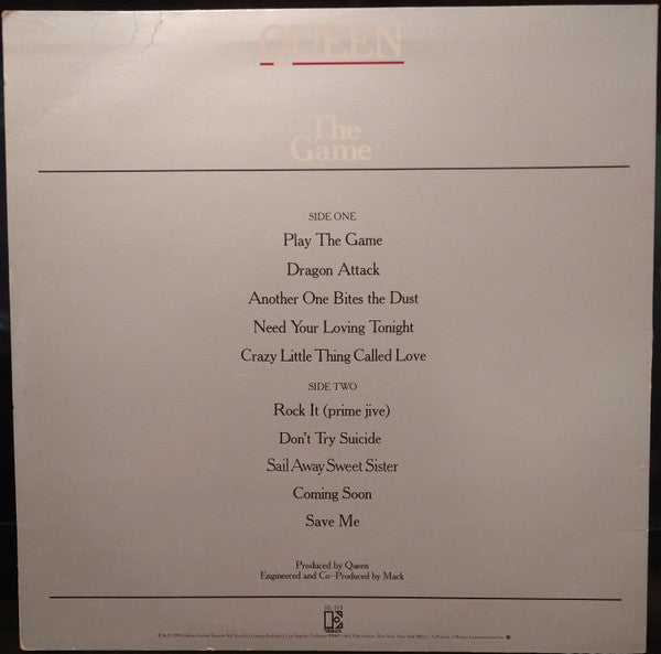Queen : The Game (LP, Album, SP-)