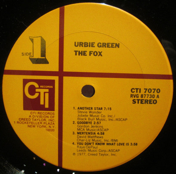 Urbie Green : The Fox (LP, Album)