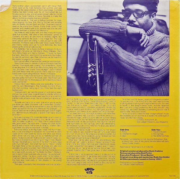 Nat Adderley : That's Nat (LP, Mono, RE)