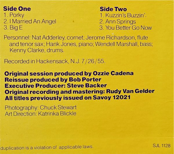 Nat Adderley : That's Nat (LP, Mono, RE)