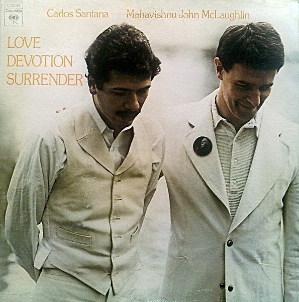 Carlos Santana & Mahavishnu John McLaughlin* : Love Devotion Surrender (LP, Album, Ter)