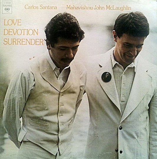 Carlos Santana & Mahavishnu John McLaughlin* : Love Devotion Surrender (LP, Album, Ter)