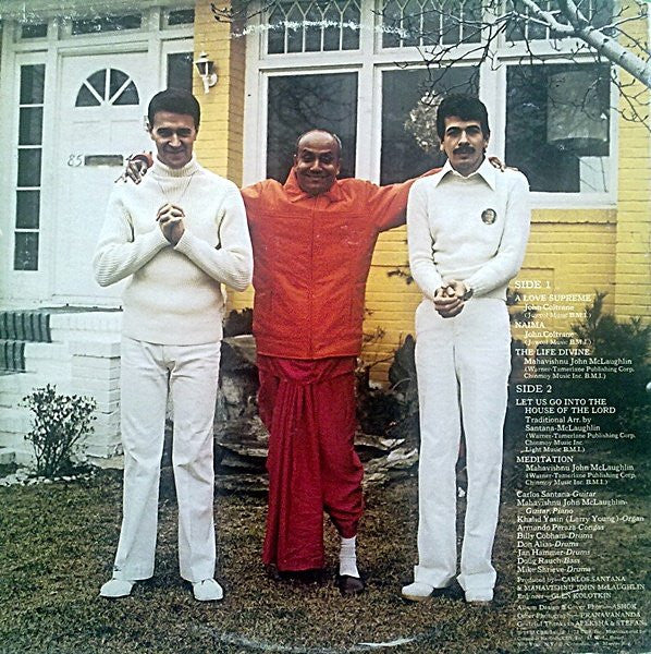 Carlos Santana & Mahavishnu John McLaughlin* : Love Devotion Surrender (LP, Album, Ter)