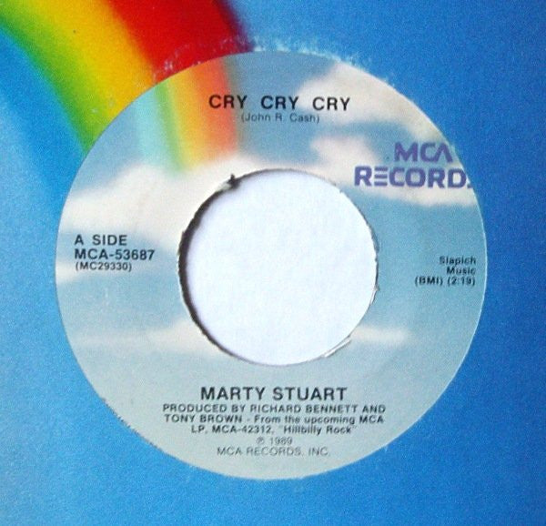 Marty Stuart : Cry, Cry, Cry (7", Single)