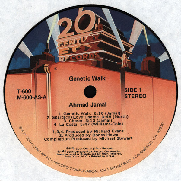 Ahmad Jamal : Genetic Walk (LP, Ind)