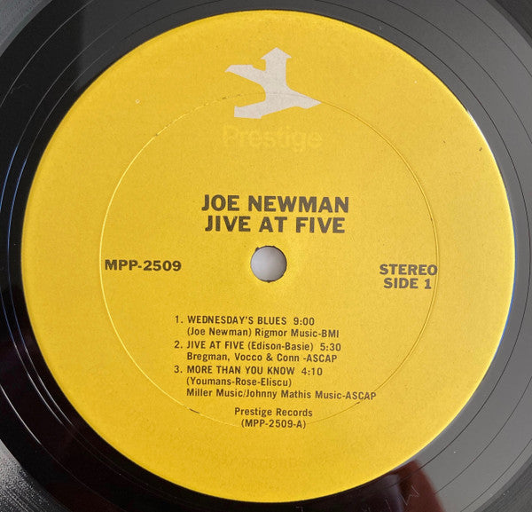 Joe Newman : Jive At Five (LP, Album, RE)