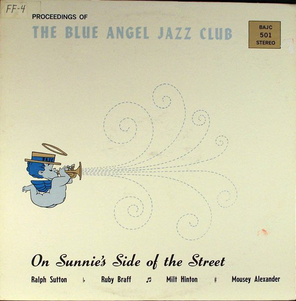 Ralph Sutton (2), Ruby Braff, Milt Hinton, Mousey Alexander : On Sunnie's Side Of The Street (LP, Album)