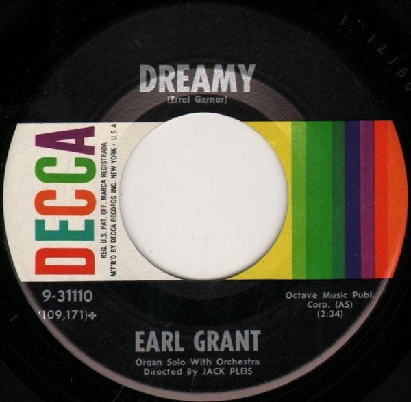 Earl Grant : Building Castles / Dreamy (7", Glo)