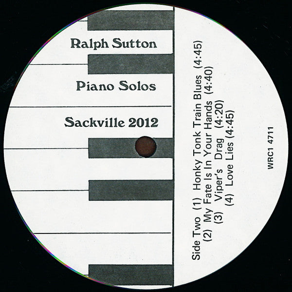 Ralph Sutton (2) : Piano Solos (LP, Album, RE)