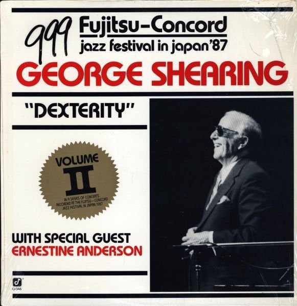 George Shearing With Special Guest Ernestine Anderson : Dexterity (LP, Album)