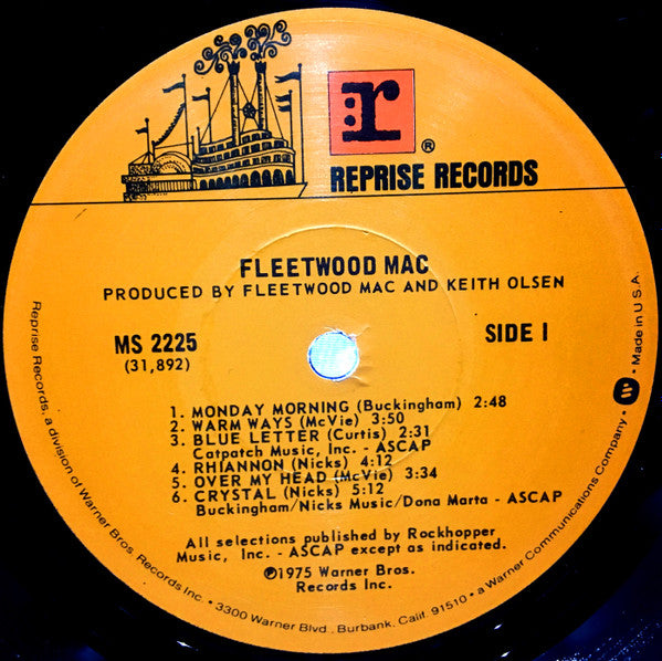 Fleetwood Mac : Fleetwood Mac (LP, Album, Los)