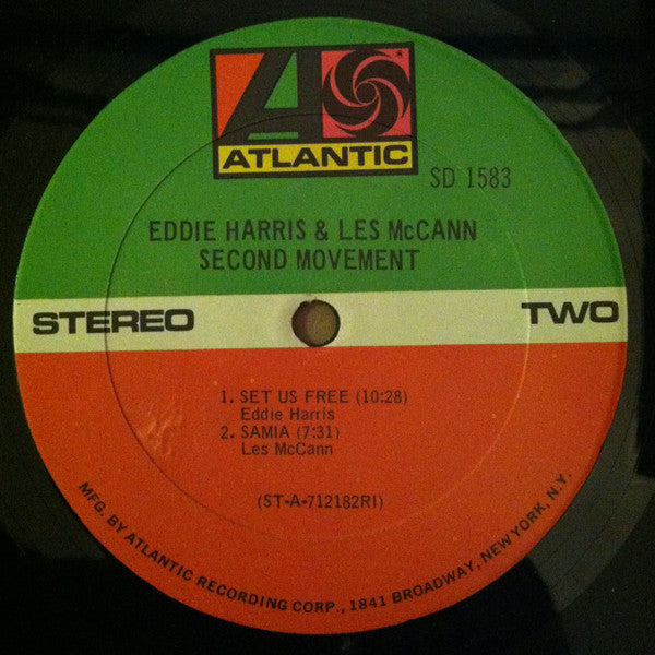 Eddie Harris & Les McCann : Second Movement (LP, Album, RI)