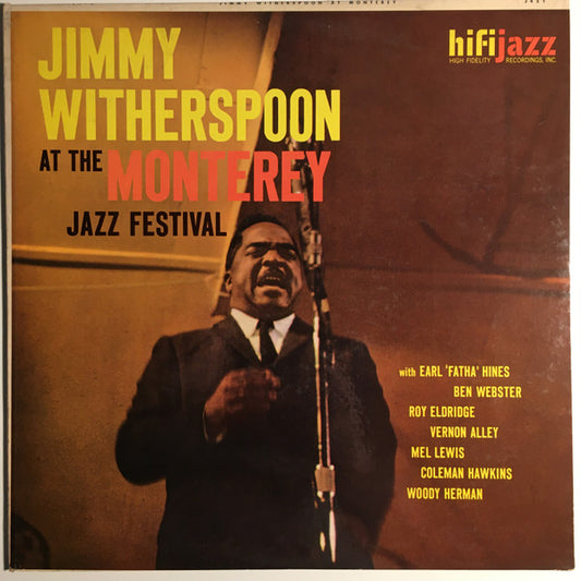 Jimmy Witherspoon : At The Monterey Jazz Festival (LP, Album, Mono)